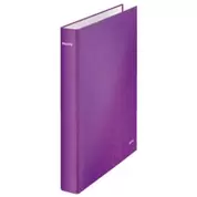 LEITZ Classeur 4 anneaux Ø25 WOW en carton pelliculé. Dos 4 cm. Format A4+. Coloris Violet offre à 6,64€ sur Calipage