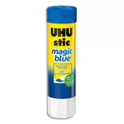 UHU Stick Magic 8g colle Bleue qui devient transparente au séchage offre à 1,64€ sur Calipage