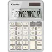 CANON Calculatrice de bureau mini aspect métal 109 x 187x 22 mm KS-125KB Argent offre à 19,04€ sur Calipage