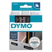 DYMO Ruban nylon D1 12mmx7m Blanc sur Noir 16957 offre à 25,51€ sur Calipage