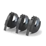 DYMO Lot de 3 rubans 9 x 3 mm Noir Glossy S0847730 offre à 9,12€ sur Calipage