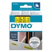 DYMO Ruban D1 Noir/Jaune12MMX7M pour 1000/1000+/2000/3500/4500/5000/5519 offre à 25,51€ sur Calipage