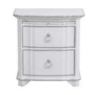 Table de chevet blanche 2 tiroirs en bois - Monceau offre à 323,28€ sur Interior's