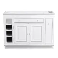 Meuble de cuisine blanc satiné pour évier - Harmonie offre à 803,44€ sur Interior's