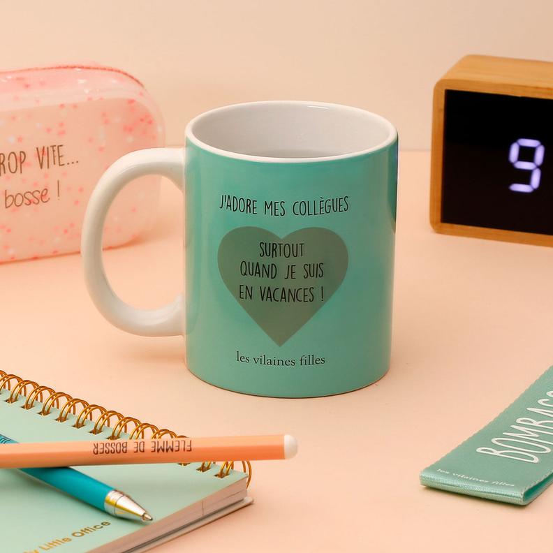 MUG THERMOREACTIF J ADORE MES COLLEGUES offre à 12,99€ sur La chaise longue