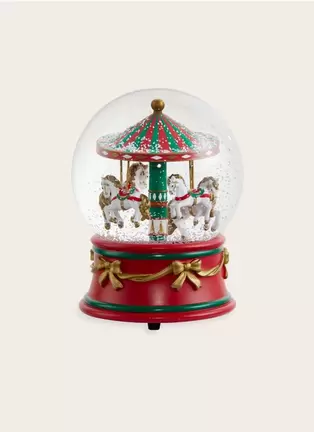 BOULE À NEIGE MUSICALE CARROUSEL offre à 39,99€ sur Bouchara