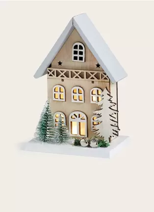 PETIT CHALET LUMINEUX À POSER offre à 17,99€ sur Bouchara