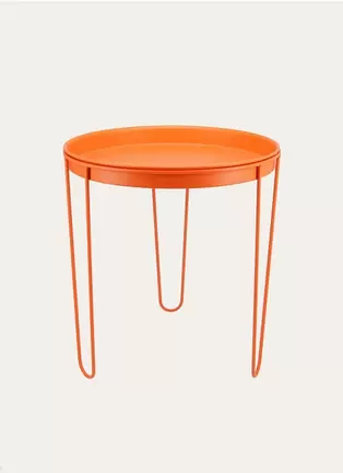 TABLE D'APPOINT EN MÉTAL AVEC PLATEAU AMOVIBLE offre à 25,99€ sur Bouchara