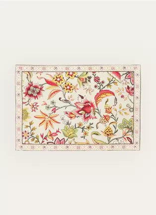 SET DE TABLE EN COTON IMPRIMÉ FLEURS INDIENNES offre à 5,99€ sur Bouchara