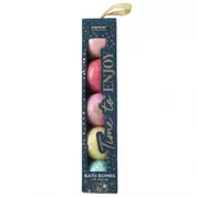 Coffret 5 bombes de bain - Time to Enjoy offre à 8,9€ sur Saga Cosmetics