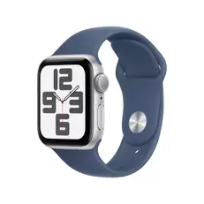 Apple Watch SE GPS 40mm Aluminium Argent avec Bracelet Sport Denim (S/M) offre à 249€ sur SFR