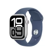 Apple Watch Series 10 4G 42mm Aluminium Argent avec Bracelet Sport Denim (S/M) offre à 539€ sur SFR