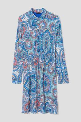 Robe cintrée smockée bleu ciel femme offre à 27,99€ sur Bréal