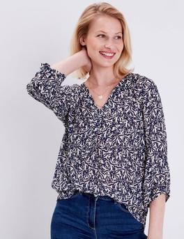 Blouse manches 3/4 noir femme offre à 23,99€ sur Bréal