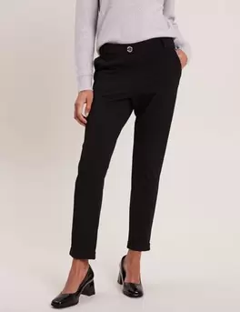 Pantalon chino noir femme offre à 49,99€ sur Bréal