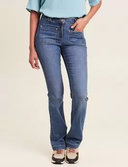 Jean bootcut taille standard denim stone femme offre à 49,99€ sur Bréal