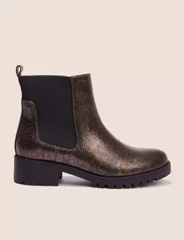 Bottines chelsea à talons vert olive femme offre à 49,99€ sur Bréal