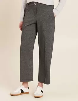 Pantalon large 7/8ème gris clair femme offre à 49,99€ sur Bréal