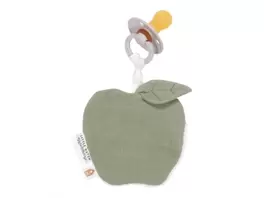 Doudou attache-sucette en gaze de coton pomme olive, Little-dutch offre à 7,19€ sur Catimini