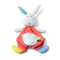 Doudou lapin corail Oxybul offre à 10,39€ sur Catimini