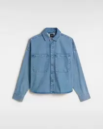 Chemise tissée à manches longues en denim Antica Boxy offre à 65€ sur Vans