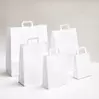 Sac kraft lisse blanc poignées plates offre à 88€ sur Retif