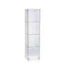 Vitrine plafond blanc 3 tablettes L.40xP.40xH.160cm offre à 119,99€ sur Retif