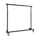 Portant droit pliant solide L150cm - hauteur réglable de 118 à 190cm – noir offre à 125,99€ sur Retif