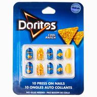 Faux ongles autocollants vegan stiletto Doritos® Cool Ranch en exclusivité chez Claire’s - Lot de 10 offre à 7€ sur Claire's