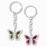 Porte-clés à paillettes best friends d'humeur papillon - Lot de 2 offre à 7€ sur Claire's