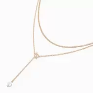 Collier multi-rangs en Y avec chaîne et pendant en perles d’imitation couleur dorée offre à 7€ sur Claire's