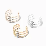 Manchette d’oreilles décorées en métaux mixtes - Lot de 3 offre à 5€ sur Claire's