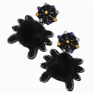 Pendantes 2,5 cm araignée pompon noires perlées offre à 4€ sur Claire's