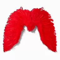 Ailes d'ange noires à plumes rouges offre à 10€ sur Claire's