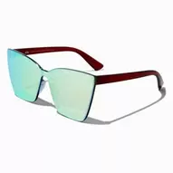 Lunettes de soleil œil de chat oversize verres bleu-vert offre à 7,5€ sur Claire's