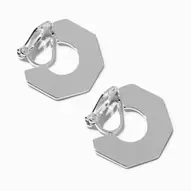 Créoles à clip octogonales 20 mm couleur argentée offre à 2,5€ sur Claire's