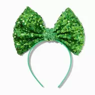 Serre-tête à nœud à sequins de grande taille Saint-Patrick offre à 5€ sur Claire's