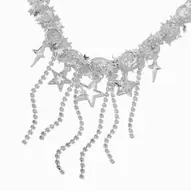 Collier de caractère frange de chaîne étoile couleur argentée offre à 5€ sur Claire's