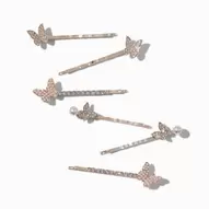 Épingles à cheveux perles d'imitation strass papillon couleur doré rose - Lot de 6 offre à 3,25€ sur Claire's
