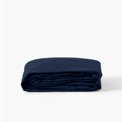 Drap housse percale de coton Neo marine