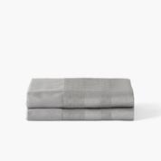 Drap de lit satin de coton Titane