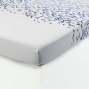 Drap housse percale de coton Abysse