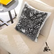 Housse de coussin coton Jakè x Carré Blanc offre à 45€ sur carré blanc