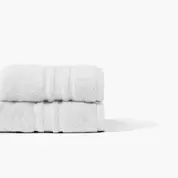 Serviette de toilette coton Lola II blanc offre à 20€ sur carré blanc
