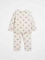 Children's wolf print fleece pyjamas offre à 55€ sur Natalys