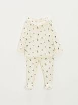 Blueberry print two-piece pyjamas with hemstitching offre à 31,5€ sur Natalys