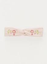 Children's headband in gingham with chalk embroidery offre à 17€ sur Natalys
