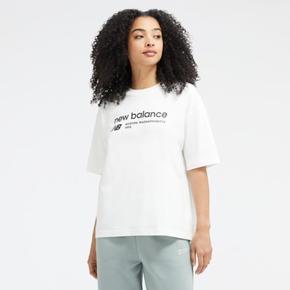 Linear Heritage Jersey Oversized T-Shirt                           Femme T-shirts et Débardeurs offre à 40€ sur New Balance