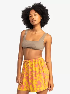 UNI ‑ Short élastiqué en viscose pour Femme offre à 34,99€ sur Quiksilver