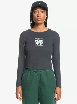 UNI Rib ‑ T-shirt à manches longues pour femme offre à 40€ sur Quiksilver